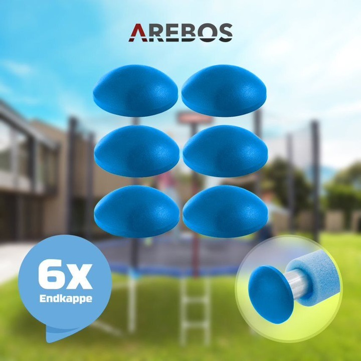 Actual product image Arebos Trampoline end caps