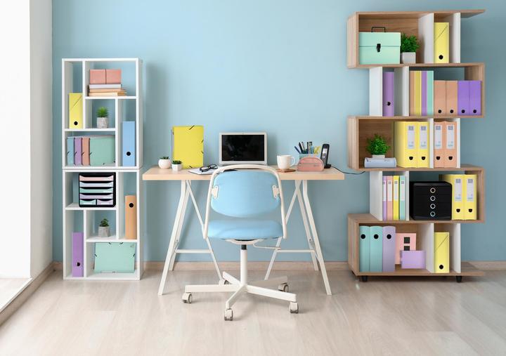 Image du produit Exacompta Module de classement Pop-Box 4 tiroirs Aquarel - Couleurs assorties (A4+)