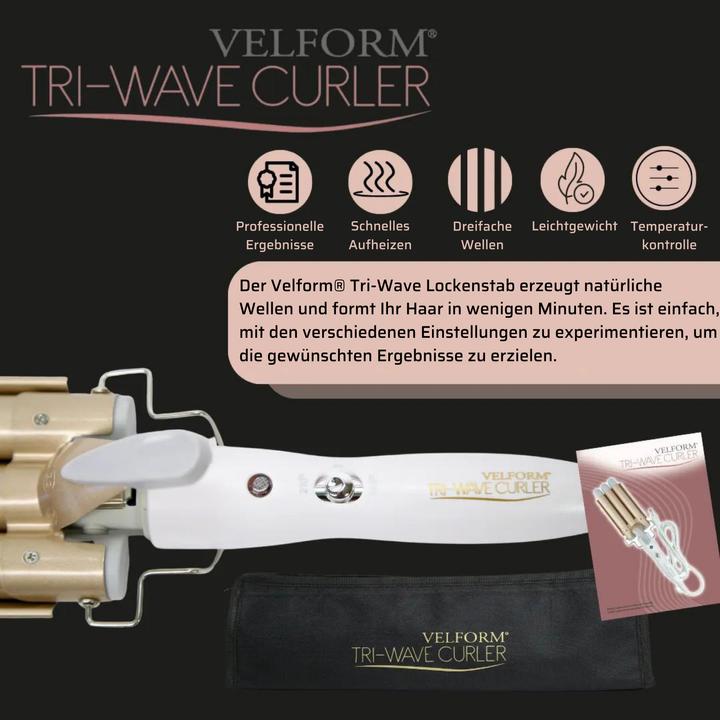 Actual product image Lipo Tri-Wave Curler