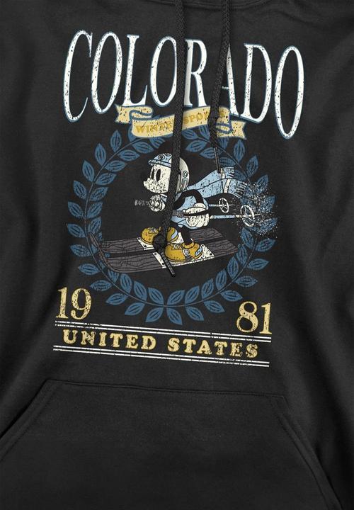 Actual product image Disney Mens Colorado Ski Mickey Mouse Hoodie (M)