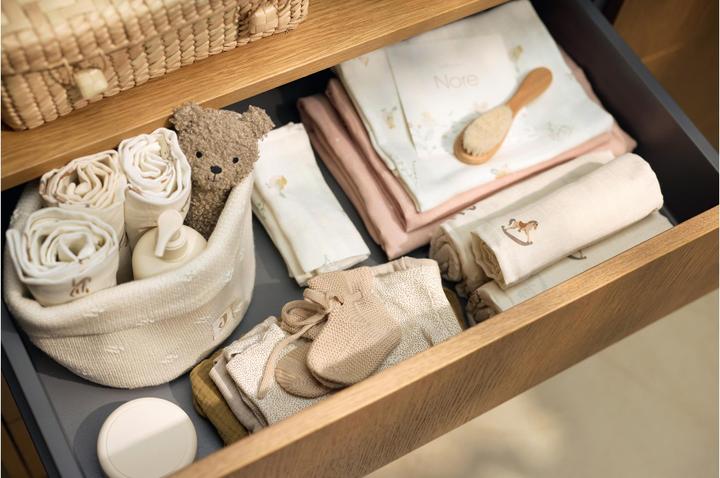 Actual product image Jollein Care basket Cosy Knit Ivory 14 x 18 cm