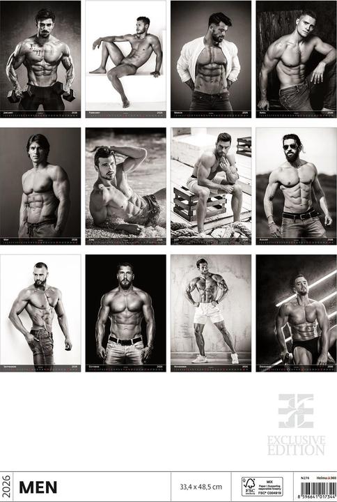 Produktbild Erotic Bildkalender Men 2026