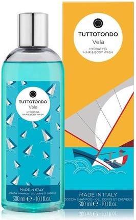 Actual product image Tuttotondo Vela Doccia Moisturizing Shampoo 300ml (300 ml, Liquid shampoo)