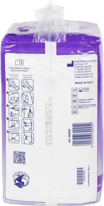 Produktbild VidaXL Flufsan Einwegwindeln für Erwachsene 15 Stk. (15 x, XL)