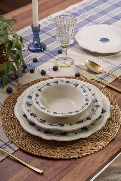 Actual product image Hermia Blueberry Dinner Set 24 Pieces (24 pcs.)