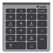 Actual product image Trust Xalas Wirless-Numpad (Wireless)
