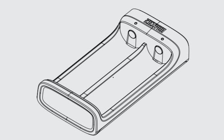 Image du produit Zhiyun Battery charger 2x # 18650 for Weebill-C type connection (Alimentation du Gimbal)