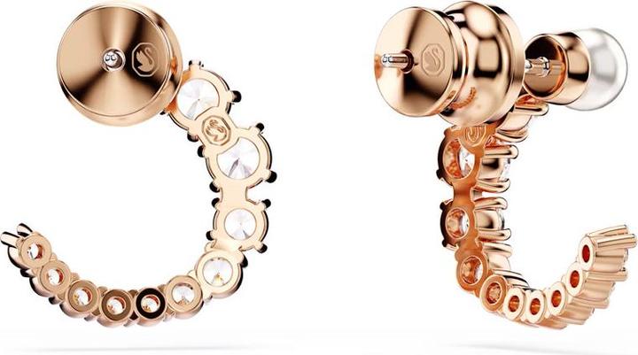 Immagine prodotto Swarovski Perla di cristallo Matrix creoles taglio rotondo oro rosa bianco (Metallo Swarovski)