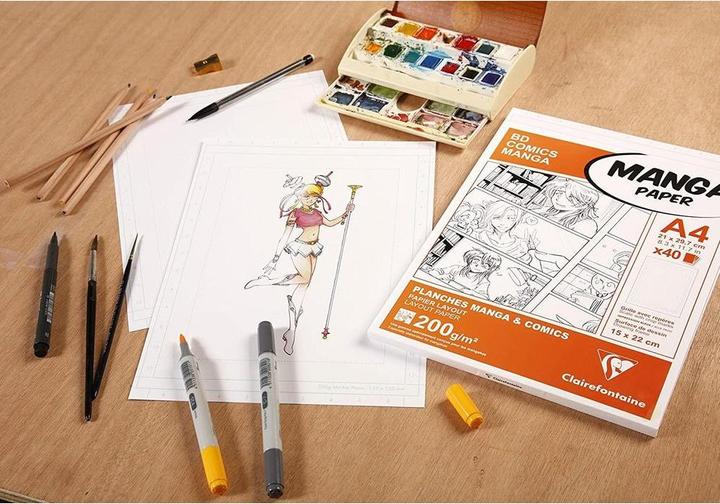 Produktbild Clairefontaine Manga Block Illustration (A4)