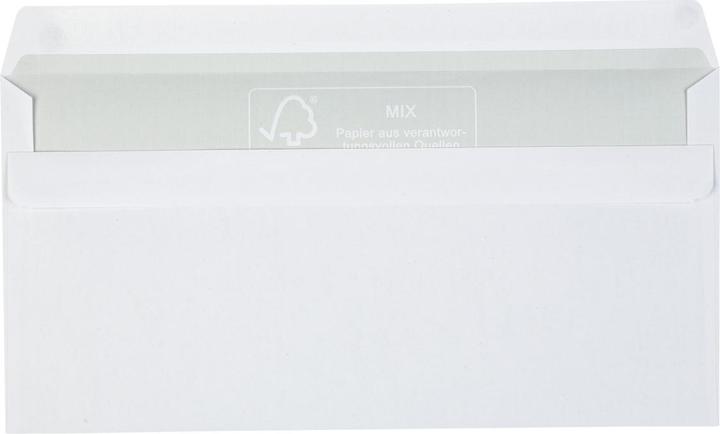 Image du produit Idena BU DL blanc 75g 1000er sk o.F. FSC-Mix (DIN long (11 x 22 cm), 1000 x)