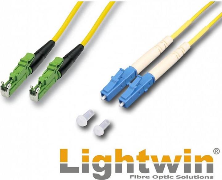 Image du produit Lightwin Câble de raccordement duplex à fibre optique (CAT6, 3 m)