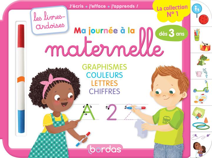 Image du produit Ma journée à la maternelle : graphisme, couleurs, lettres, chiffres (Français, Collectif, 2023)