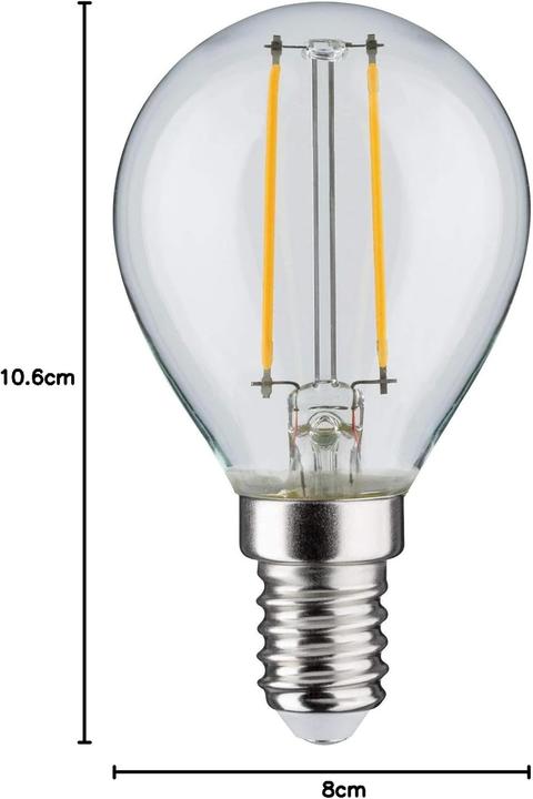 Energie-Label Paulmann Tropfen (E14, 2.50 W, 250 lm, 1 x, F)