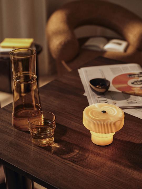 Produktbild Ferm Living Ripple Portable Lamp - H10 - Oat