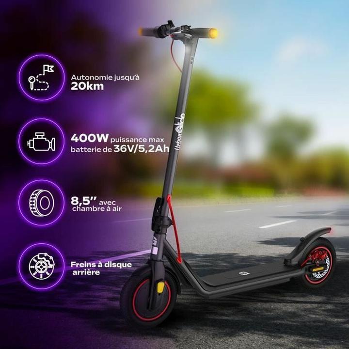 Produktbild UrbanGlide Elektroroller 400 W 25 km/h (25 km/h, 20 km, 400 W)