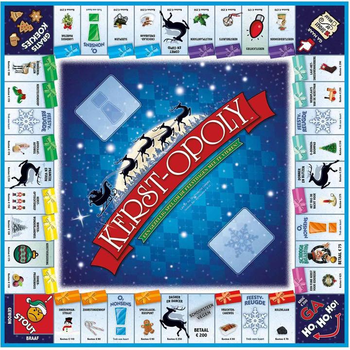 Actual product image Christmas Opoly (German)