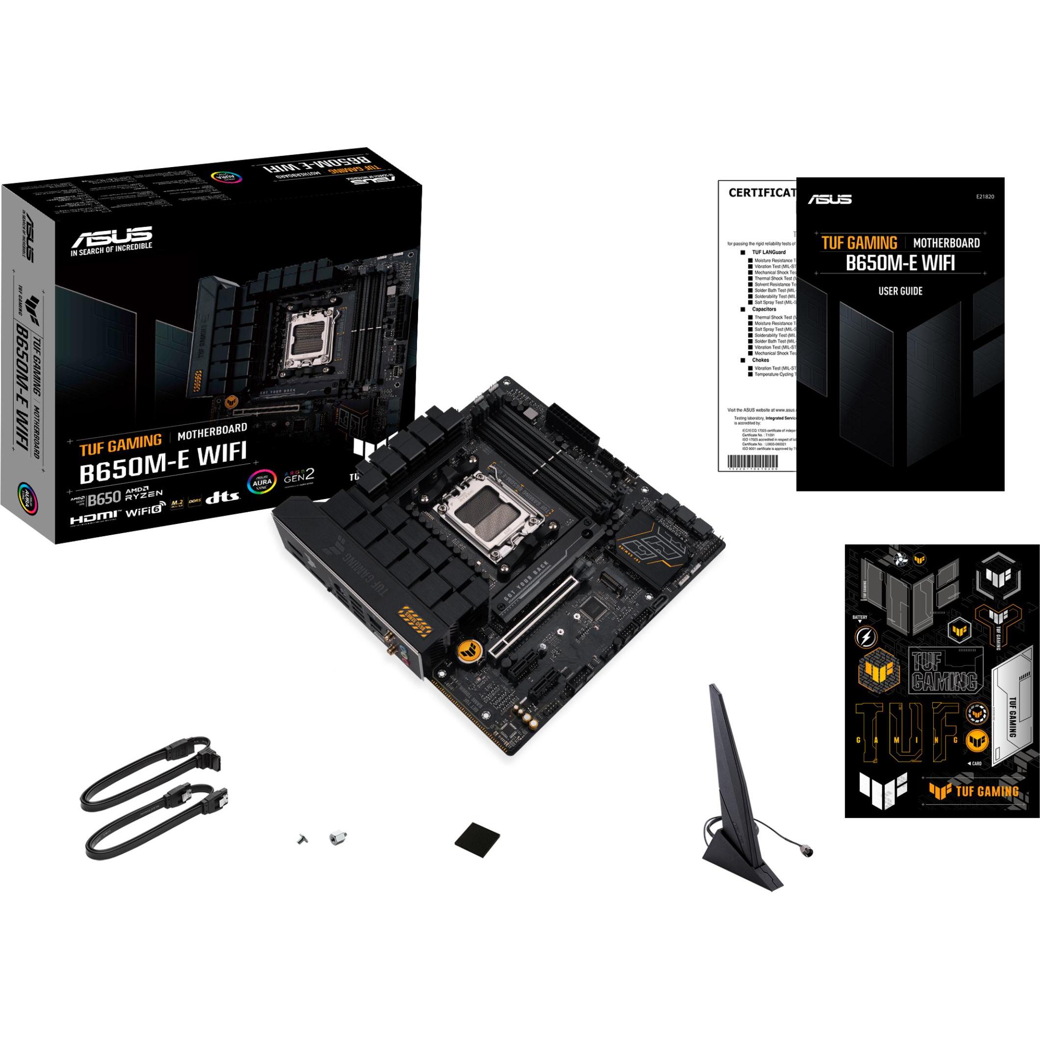 ASUS TUF Gaming B650M-E (AM5, AMD B650M, mATX), Mainboard