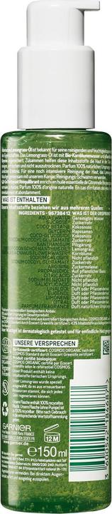 Actual product image Garnier Lemongrass (Cleansing gel, 150 ml)