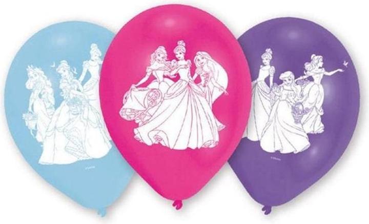 Actual product image Princess Balloons ass (6x)