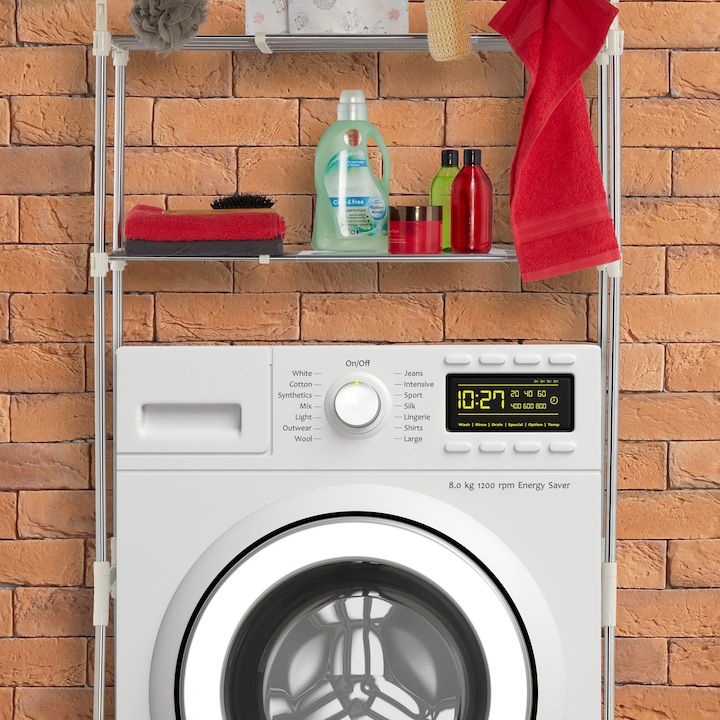 Actual product image Relaxdays Washing machine shelf