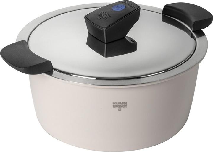 Produktbild Kuhn Rikon HOTPAN® COMFORT Servierkasserolle sand 3.0 L · Ø 22 cm (22 cm, Kochtopf, Edelstahl)