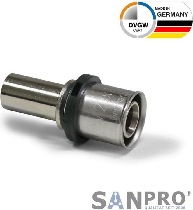 Actual product image Sanpro THPRESS Pressfitting transition TH contour for copper fittings 32x3 - 28 mm (Press connection)