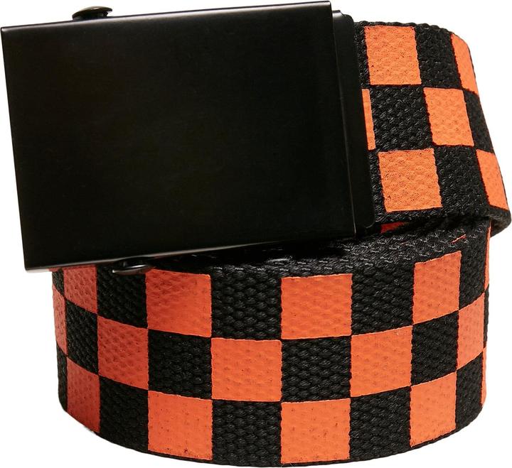 Produktbild Urban Classics Check And Solid Canvas Belt 2-Pack (L)
