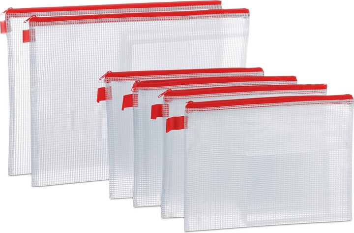 Actual product image Relaxdays Set of 6 File Folders (A5, A4)