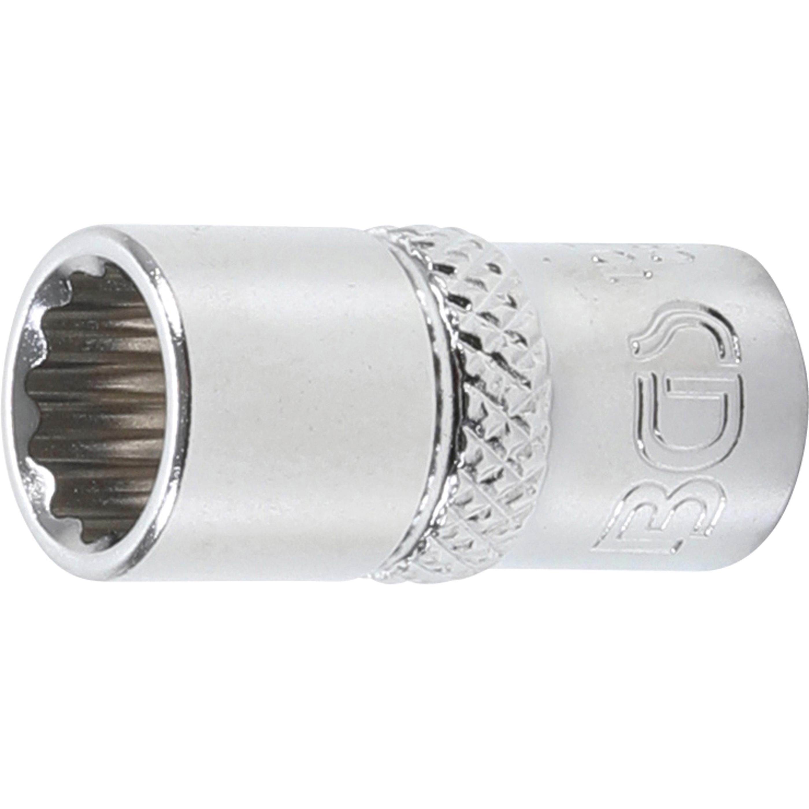 BGS, Steckschlüssel + Stecknuss, Steckschlüssel-Einsatz Zwölfkant Antrieb Innenvierkant 6,3 mm (1/4") SW 8 mm (8 mm)