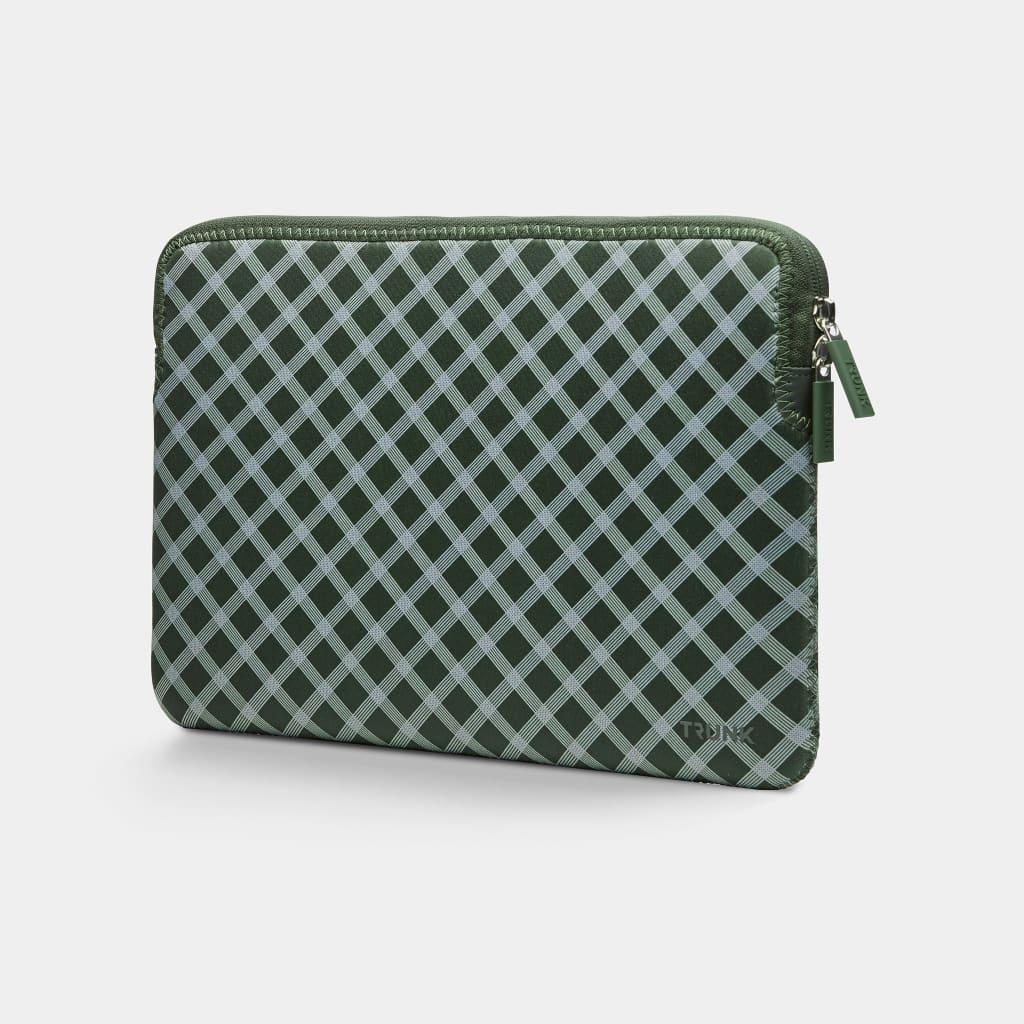 Trunk 13" MacBook Pro & Air Sleeve, Olive Green Tartan (13", Apple), Notebooktasche, Grün