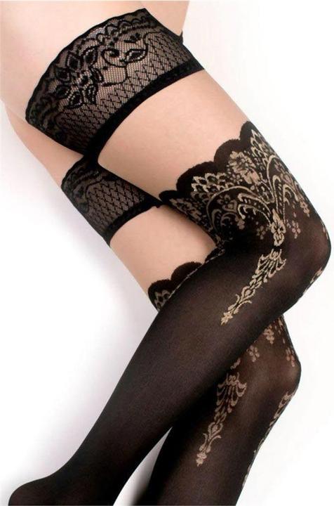 Actual product image Ballerina's Secret Fantasy Hold Ups Stockings (S/M) (M, S)