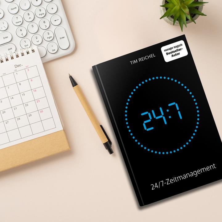 Actual product image 24/7-Zeitmanagement (German, Tim Reichel, 2019)
