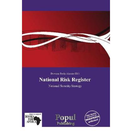 National Risk Register, Fachbücher