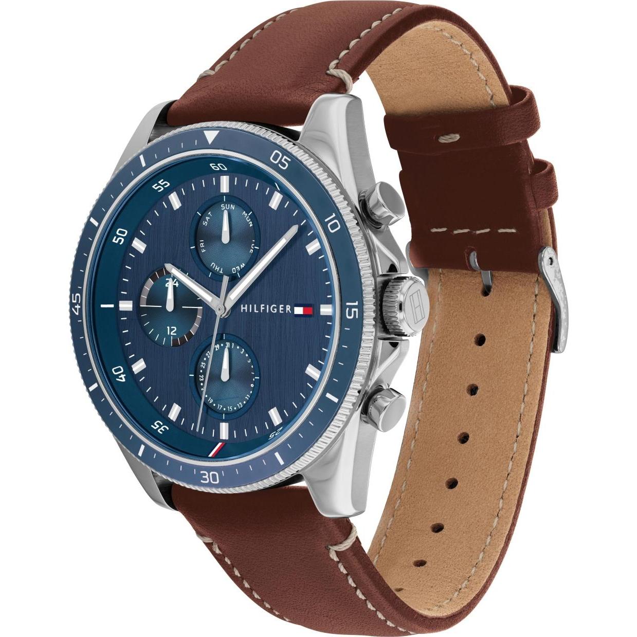 Thumbnail - Tommy Hilfiger, Armbanduhr, Parker, Silber, (Analoguhr, 44 mm)