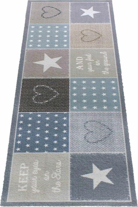 Paco Home Küchenteppich Herzen & Sterne waschbar - 60x180