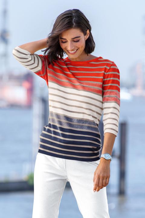 Actual product image Serafini Damen Ringelpullover (42)