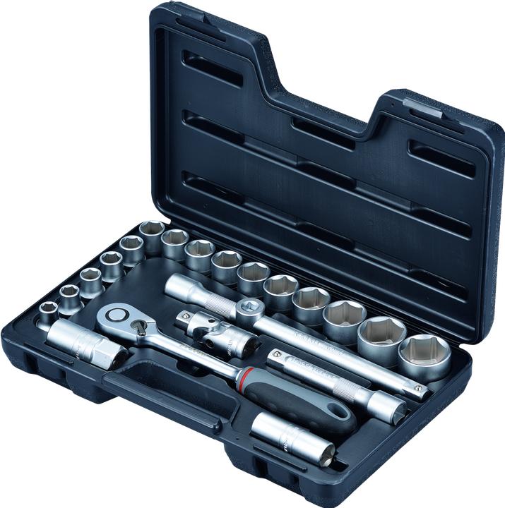 Actual product image Proton Socket spanner set P-22C 1/2", 22 pieces (1/2")