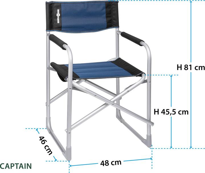 Actual product image Brunner Captain director chair