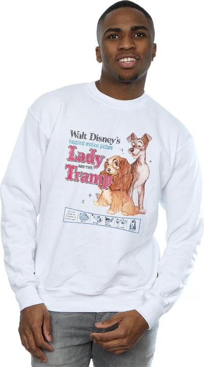 Produktbild Disney Lady And The Tramp Distressed Classic Poster Sweatshirt (XXL)