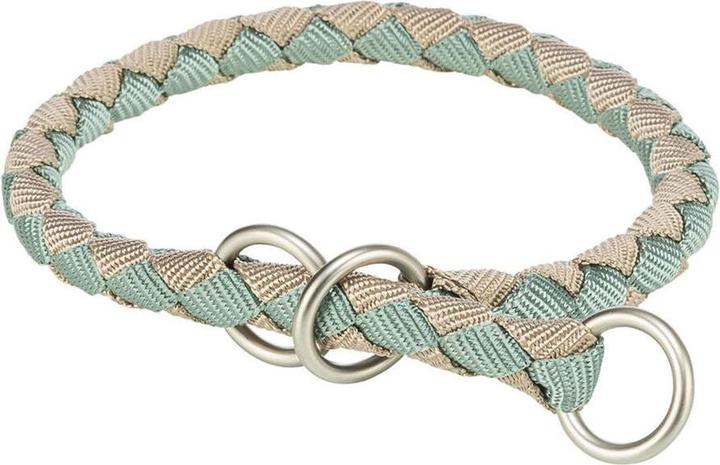 Produktbild Trixie Halsband Hond Cavo Halfslip Salie / Zand - 35-41X1,2 Cm (M, S, Hund)