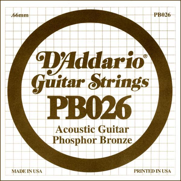 Produktbild D'Addario Pb026 (1x, Gitarre, 0.03")
