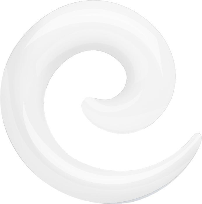 Immagine prodotto Star Piercing Spirale di espansione bianca (senza ottone, Acrilico)