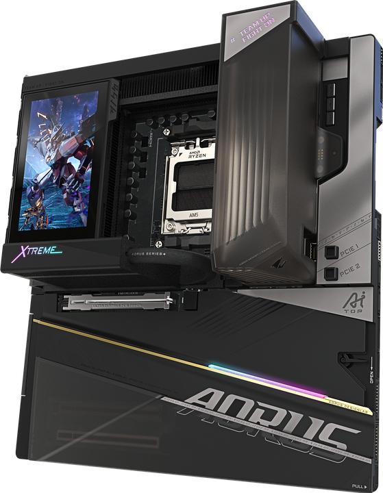 Productafbeelding Gigabyte MB Gbt Amd Am5 X870e Aorus Xtreme X3d Ai Top (AM5, AMD X870E, ATX, E-ATX)