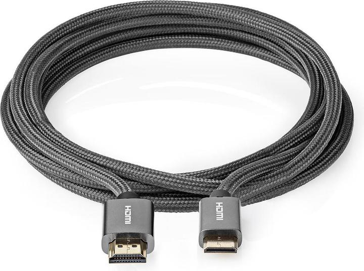 Produktbild Nedis High Speed??HDMI T Kabel mit Ethernet HDMIT Stecker HDMIT Mini Stecker 4K@60Hz 18 Gbps 2.00 m (2 m)