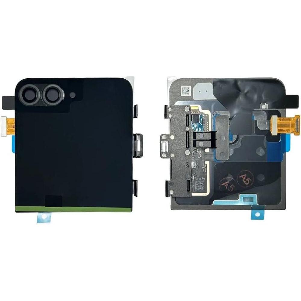 Samsung Galaxy Flip6 Back cover outer LCD - Silver (Display), Mobilgerät Ersatzteile, Silber