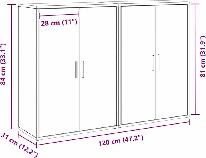 Image du produit vidaXL Sideboard (60 x 31 x 84 cm)