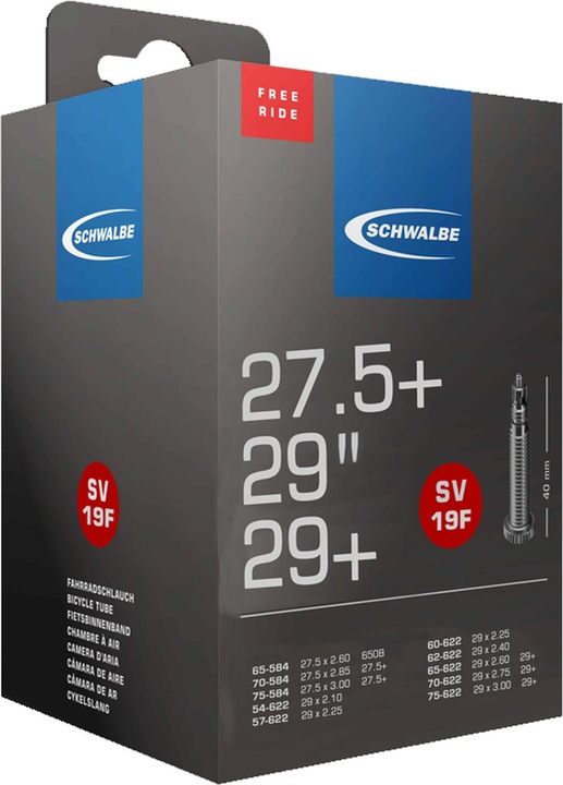 Produktbild Schwalbe Schlauch 27.5"-29" AV19F (Schrader (AV), 27.5", 29", 40 mm)