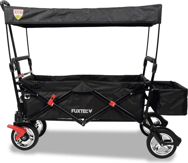 Actual product image Fuxtec Bollerwagen FX-CT500 "VfB Stuttgart"-Edition mit Sonnendach