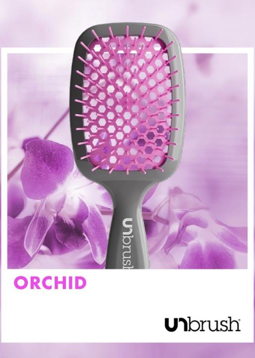 Image du produit FHI Heat Brosse à démêler UNBRUSH manche gris Orchid