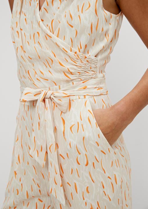 Image du produit Comma Jumpsuit mit Crêpestruktur (36)